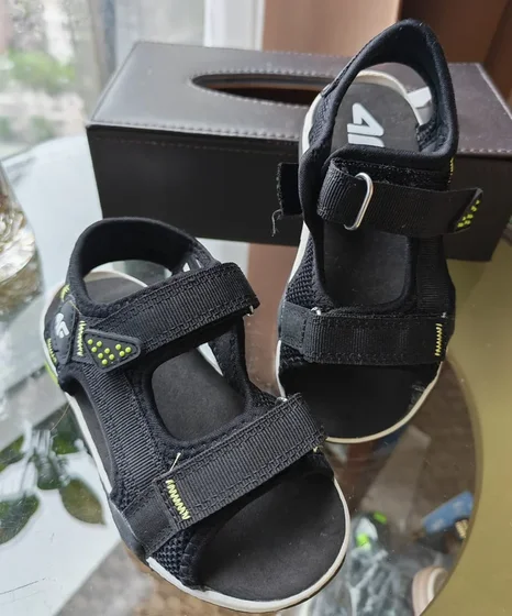 Sandales sport enfant — Noir