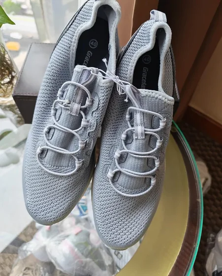 Baskets tricot — Gracelaya gris (T40)