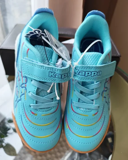 Chaussures foot en salle — Kappa turquoise