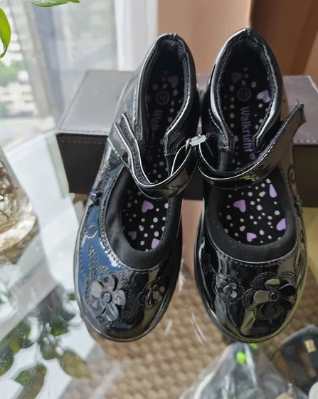 Babies vernies — Walkright noir (T10)
